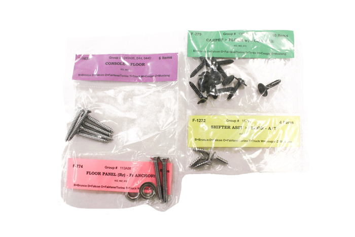 Installation kit 65-66 FB/Std upholstery
