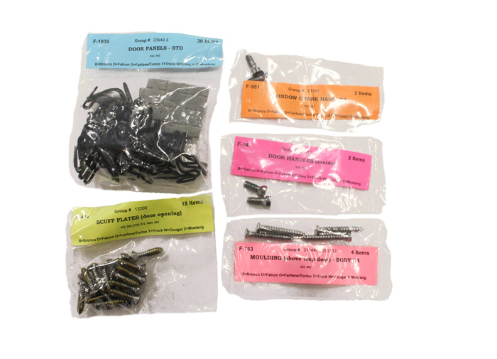 Installation kit 65-66 FB/Std upholstery