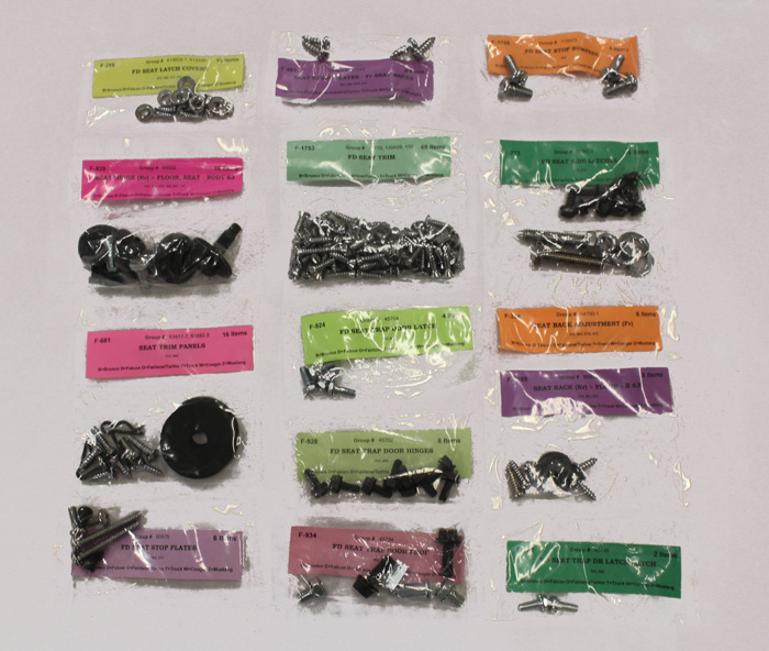 Installation kit 65-66 FB/Std upholstery