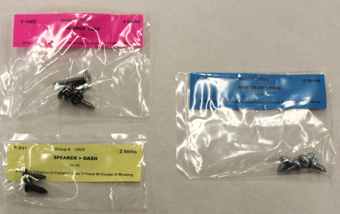 Installation kit 65-66 CP/Std upholstery