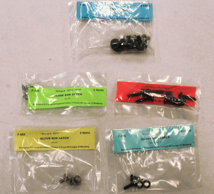 Installation kit 65-66 CP/Std upholstery