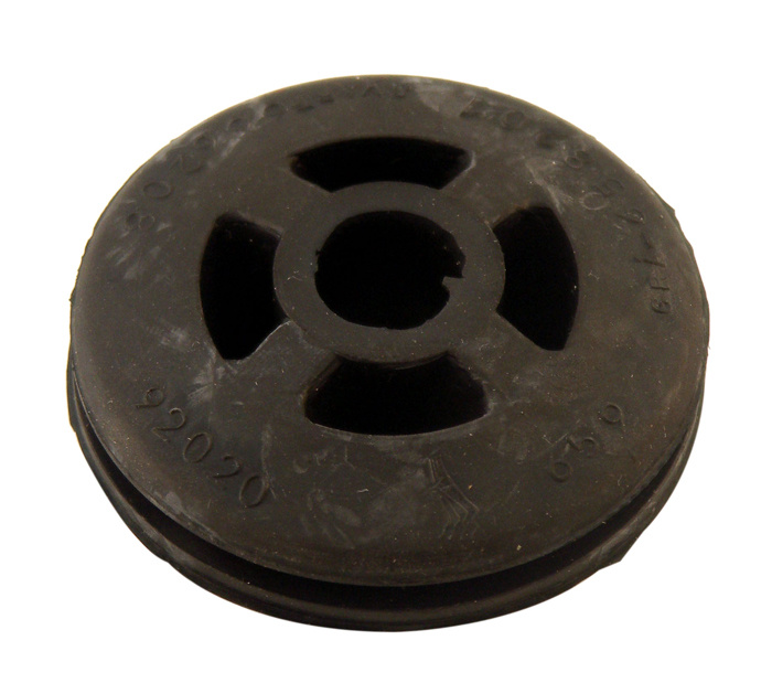 Rubber cushion Exhaust system black