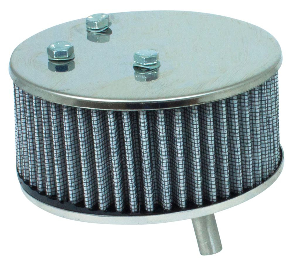 Air filter SU 3-bolt Hi-Po w.vent stainl