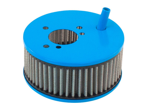 Air filter SU 3-bolt Hi-Po w.vent blue