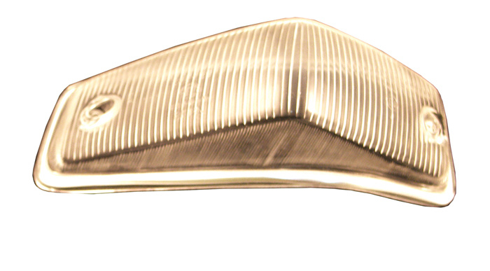 Blinkersglas 140 -72 vitt med sarg V�