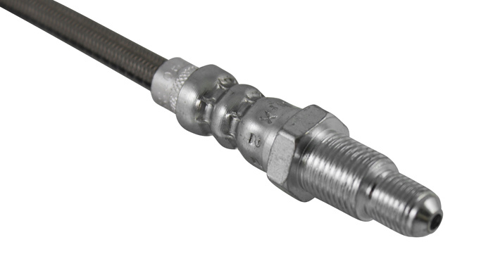 Brake hose 140 Frt inner metal braided