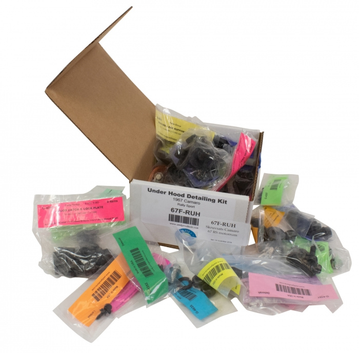 Under hood fastener kit Camaro 67 RS