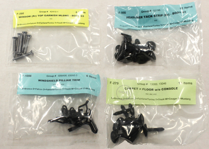 Monteringssats Mustang Inredning 67 FB std