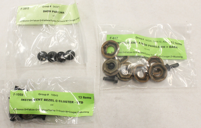 Monteringssats Mustang Inredning 67 FB std