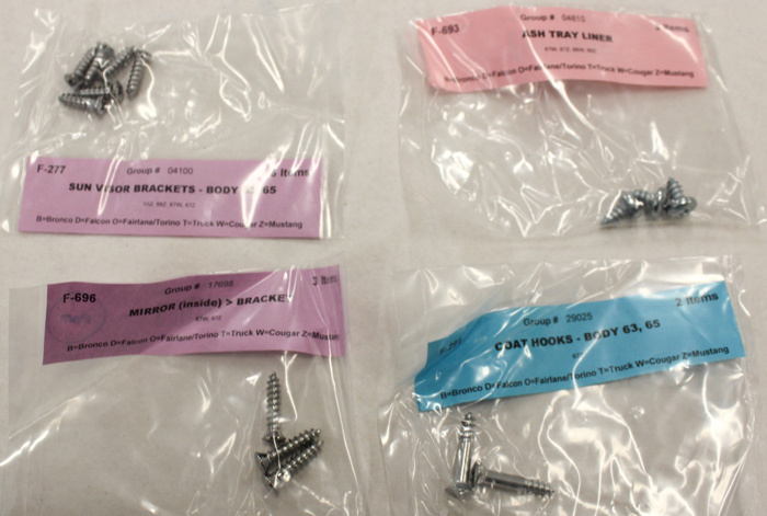 Monteringssats Mustang Inredning 67 FB std