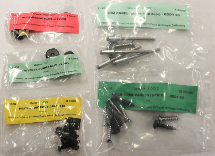 Monteringssats Mustang Inredning 67 FB std