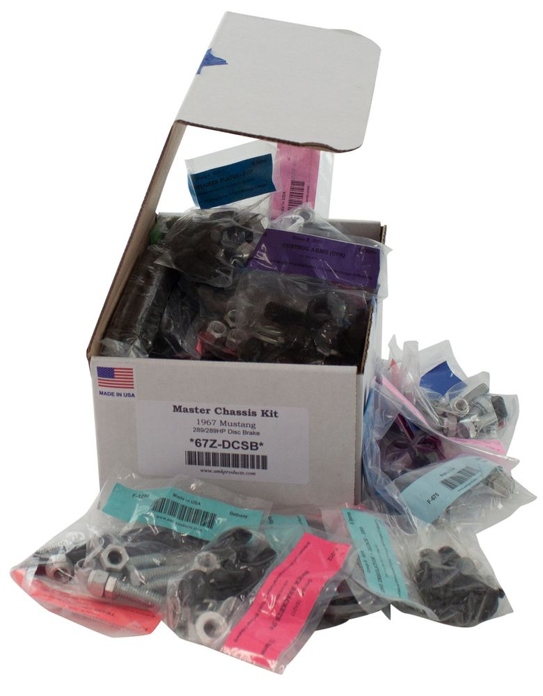 Skruvsats Chassi Mustang 67 Skivbroms SB