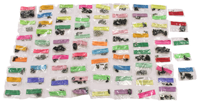 Skruvsats inredning Camaro 68 CP de Luxe