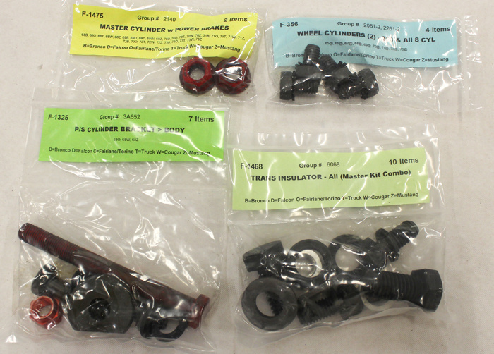 Skruvsats Chassi Mustang/Shelby 68 Skivbroms BB