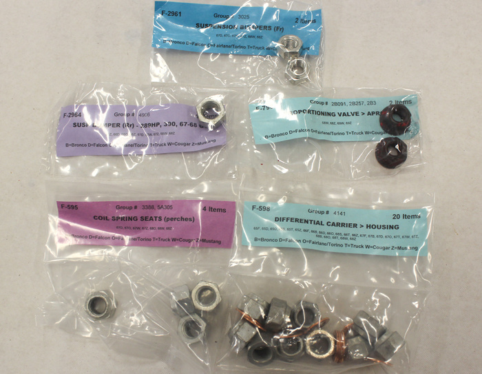 Skruvsats Chassi Mustang/Shelby 68 Skivbroms BB