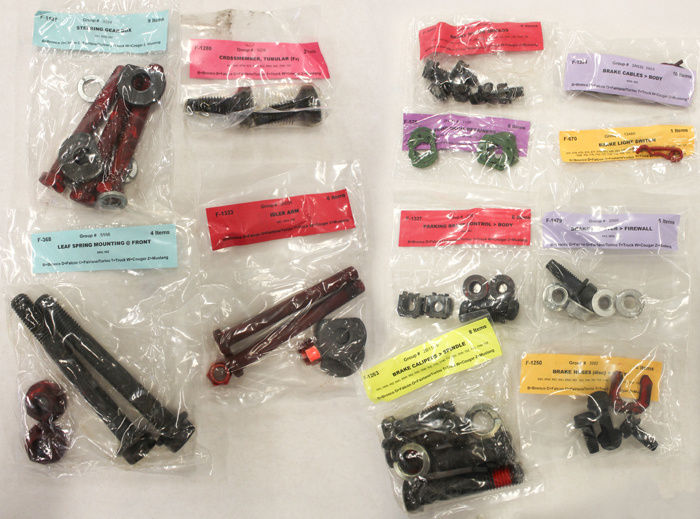 Skruvsats Chassi Mustang/Shelby 68 Skivbroms BB