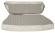 Cover Rear seat 544 62-63 grey