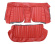 Cover Rear seat Amazon 4d 1962 US red Cover Rear seat Amazon 4d 1962 US red