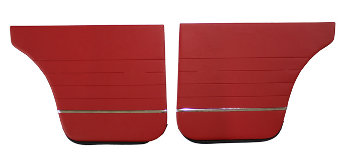 Door panel 120 4d/122 Wagon 62-63 red LH