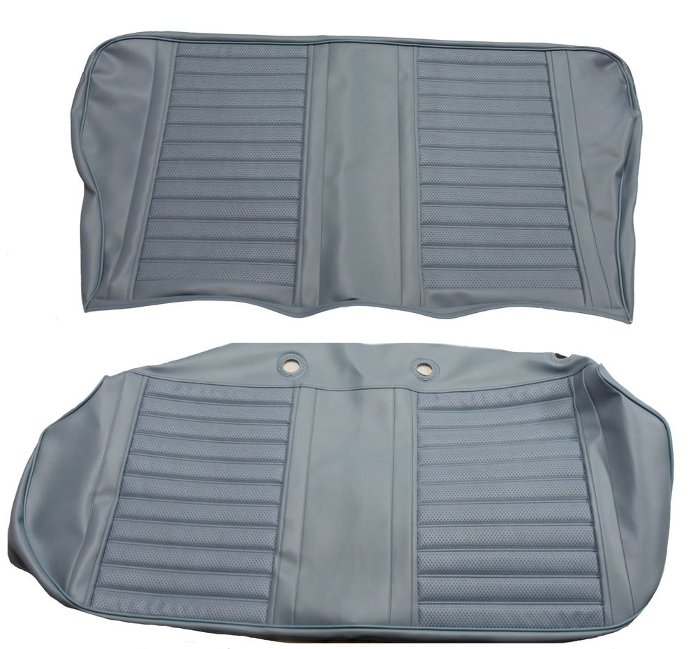 Cover Rear seat 122 Wagon 1965 light blu