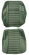 Cover Front seat Amazon 66-67 green Cover Front seat Amazon 66-67 green