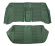 Cover Rear seat 120 4d 66-67 green Cover Rear seat 120 4d 66-67 green