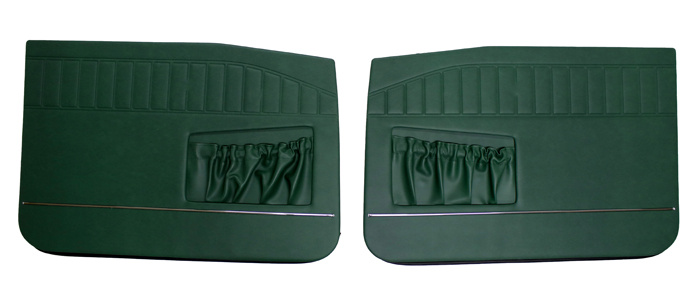 Door panel 122 4d/ Wag 66-67 green Pair