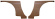 Paneler Bakre sida 1800S 64-69 brun
