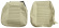 Cover Front seat 130/220 1969 beige