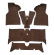 Mattsats 140 1973-74 brun textil