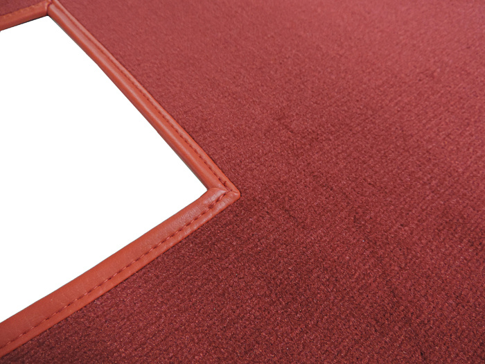 Mattsats 1800S 64-69 r�d textil