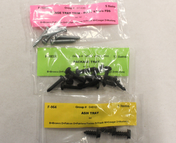Monteringssats Inredning 69 FB Shelby/Mustang