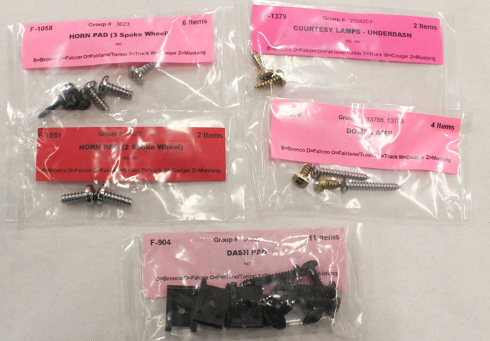 Monteringssats Inredning 69 FB Shelby/Mustang