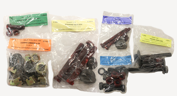 Skruvsats Chassi  Mustang 69 Skivbroms SB