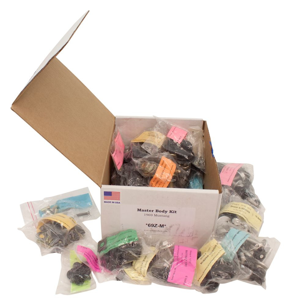 Skruvsats Kaross 69 Mustang