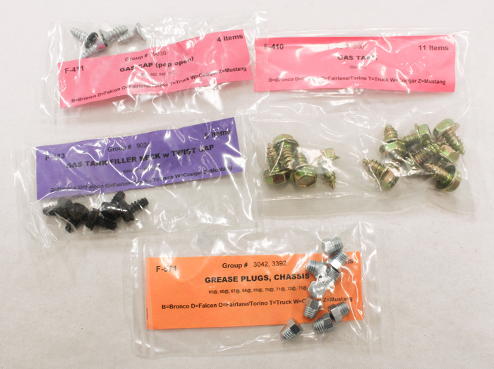 Skruvsats Chassie Mustang 70 Disc/Boss 302