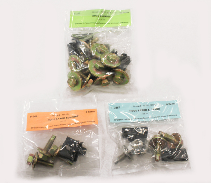 Mounting kit engine comp. Mustang 1972