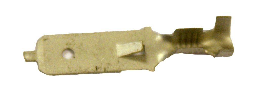Tab connector single 0,4mm (male)
