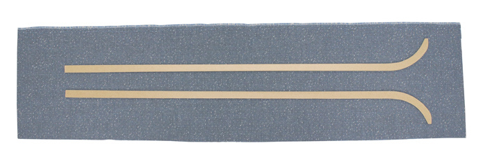 Paneler B-stolpe 444KS-LS 55-58 Gr�/Bl�