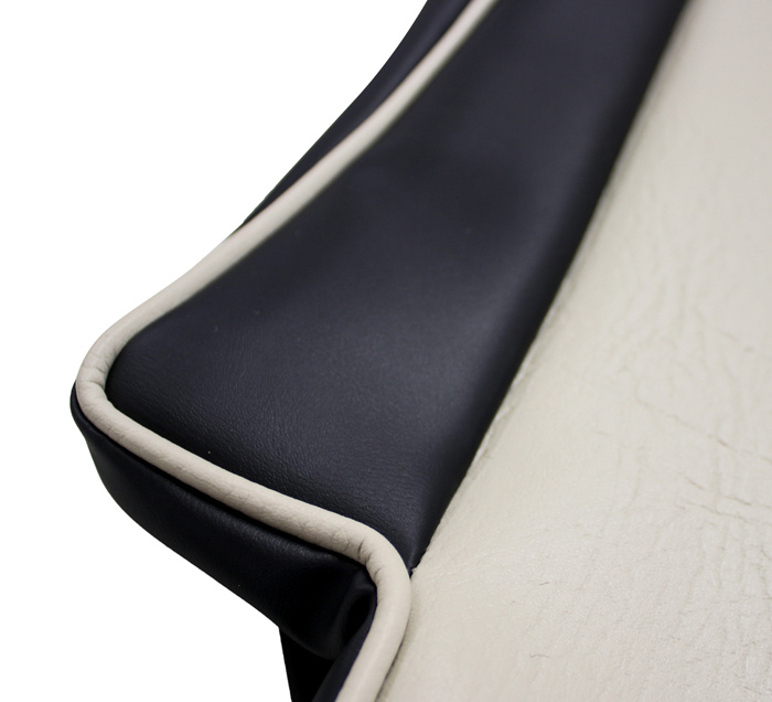 Kl�dsel Bakre sidor 444L 1957 Export r�d/beige undre