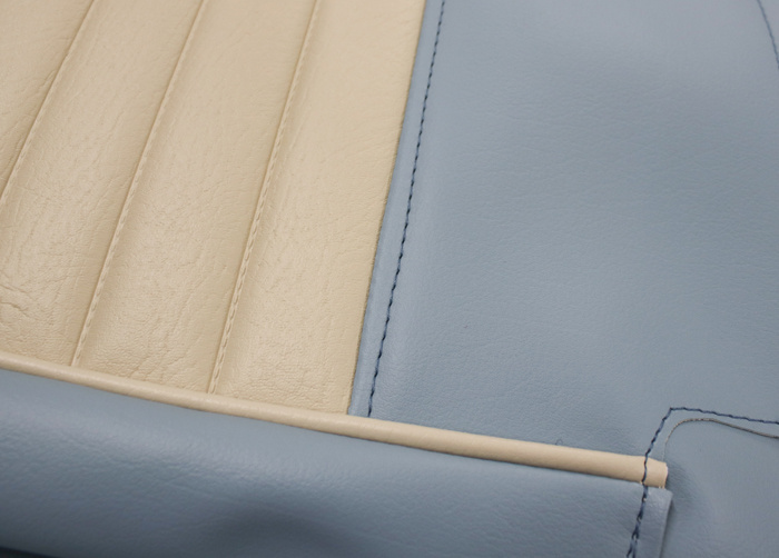 Kl�dsel Framstolar 444L 1957 Export Bl�/Beige