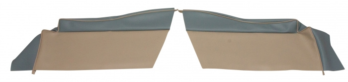 Kl�dsel Bakre sidor nedre 444L 1957 Export Bl�/Beige