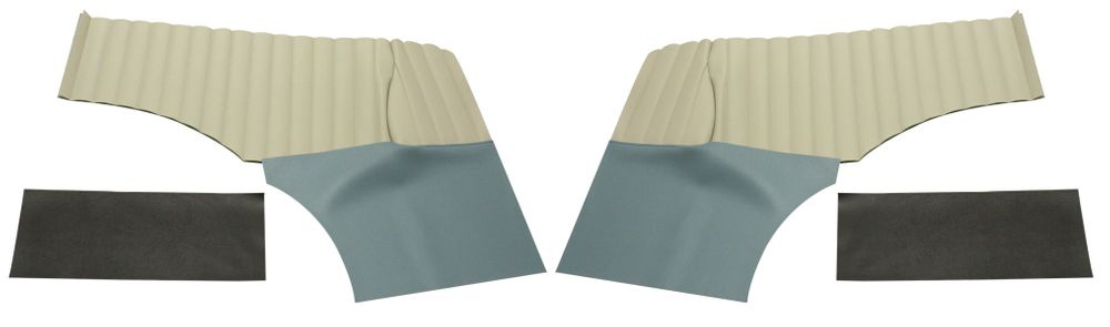 Panel Rear side 544A 58-60 US blue LH