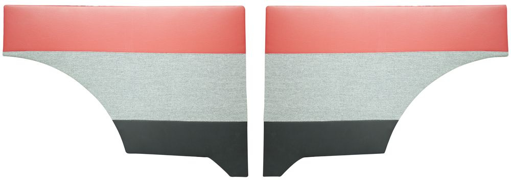 Panel Rear side 445 58-60 red/black LH