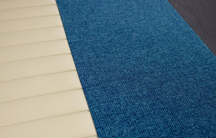 Door panel 120 4d 59-60 beige/turquoise/