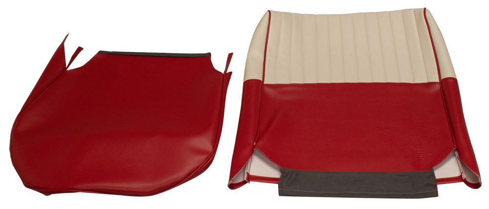 Cover Front seat 120 4d 59-60 US red/bei