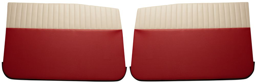 Door panel 120 4d 58-60 US red/beige LHF