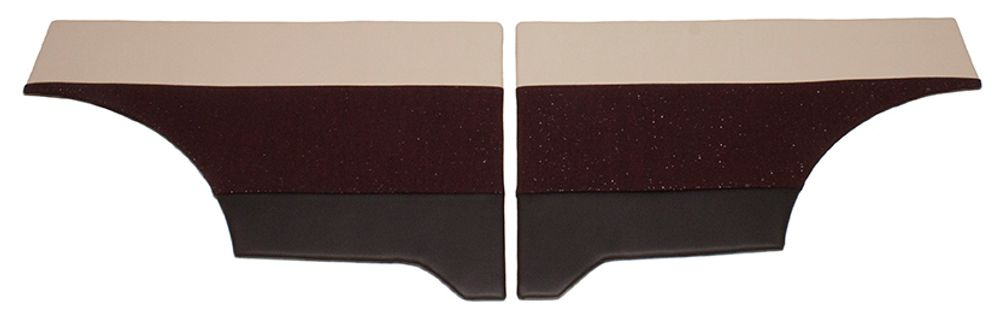 Paneler bakre sida 445 58-60 R�d/beige/svart