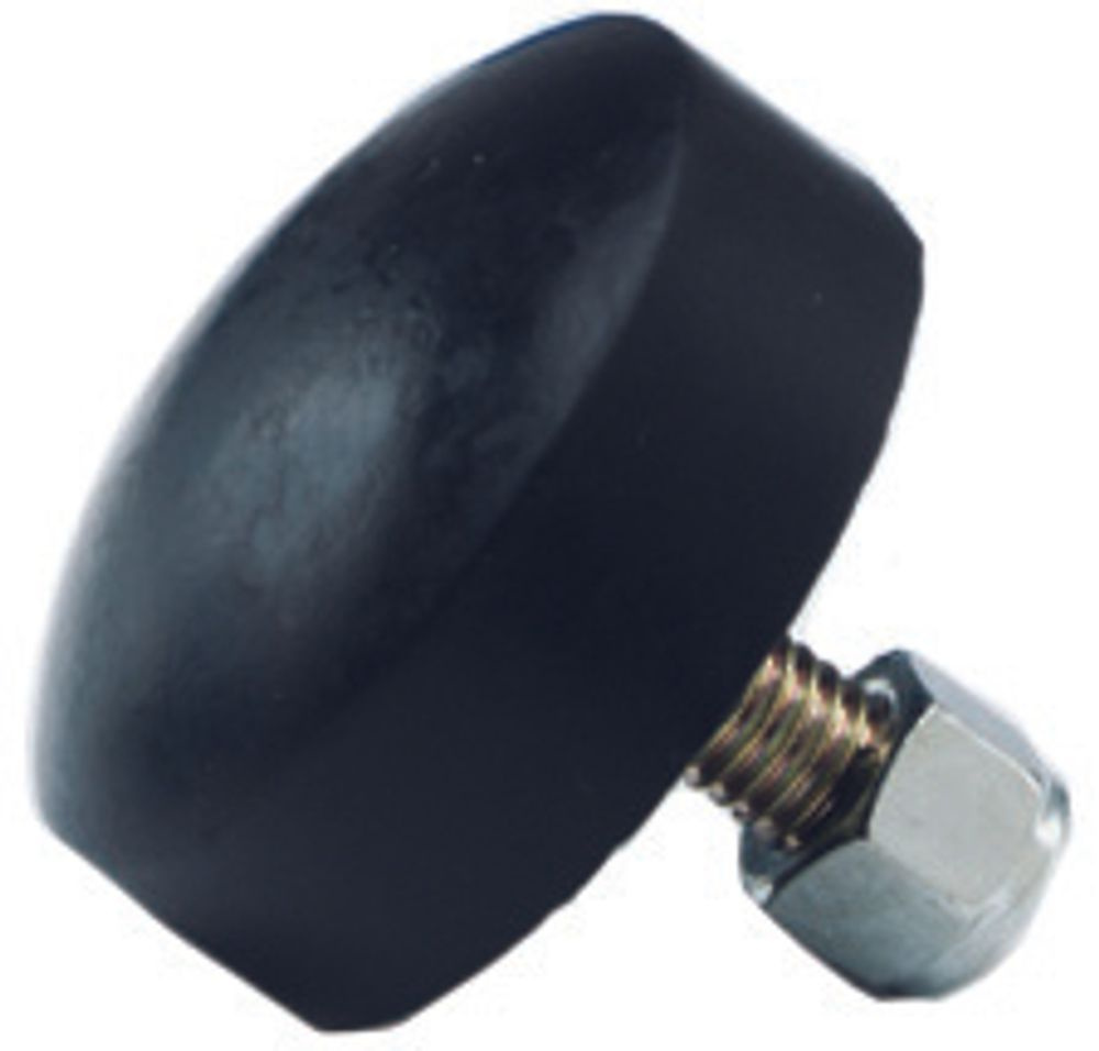 Rubber bump with bolt