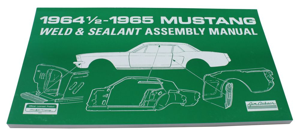 Verkstadsbok Svets/kitt Mustang 64-65